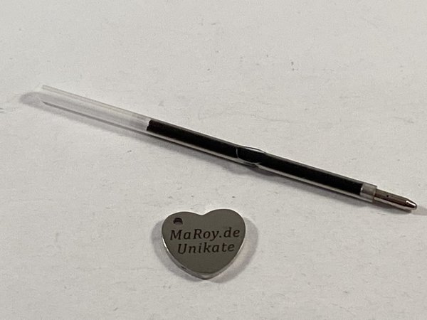Minen -  Kugelschreiber für Perlen  7 cm Mine schwarz